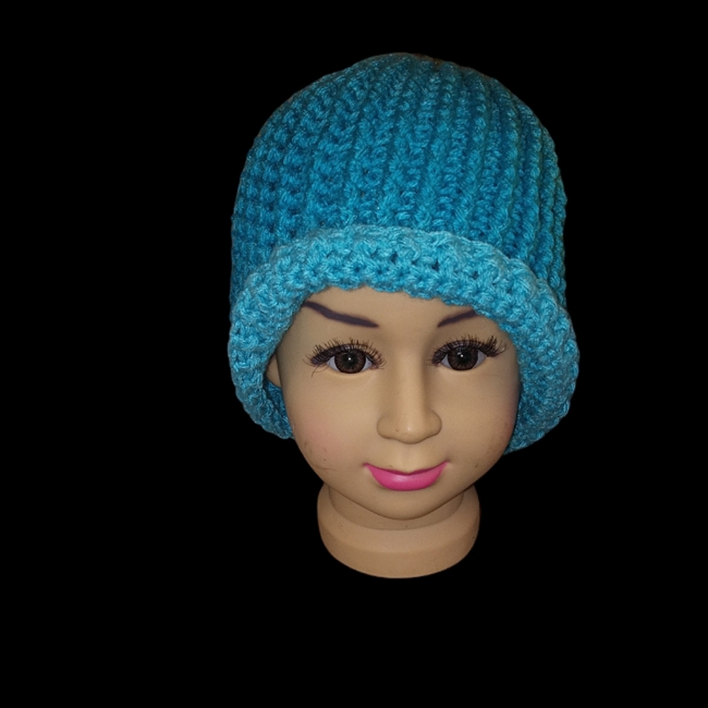 Adult crochet beanie